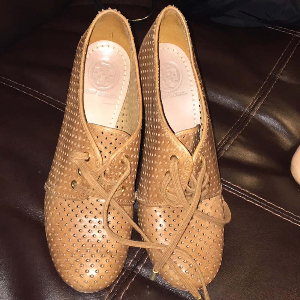 Tory Burch Perforated Wedges